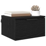 vidaXL Cabinet de chevet Chêne noir 34 x 30 x 20 cm Bois d'ingénierie