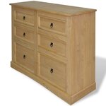 vidaXL Buffet Gamme Corona Pin mexicain 110x43x81 cm