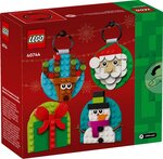 LEGO Saisonnier – Sélection de décorations de Noël 40744  4 ornements dès 6 ans