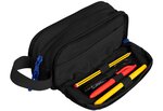 Trousse Oxford B-Smart - 3 Compartiments - Poignée Latérale - En Matière Recyclée - Couleur Noir