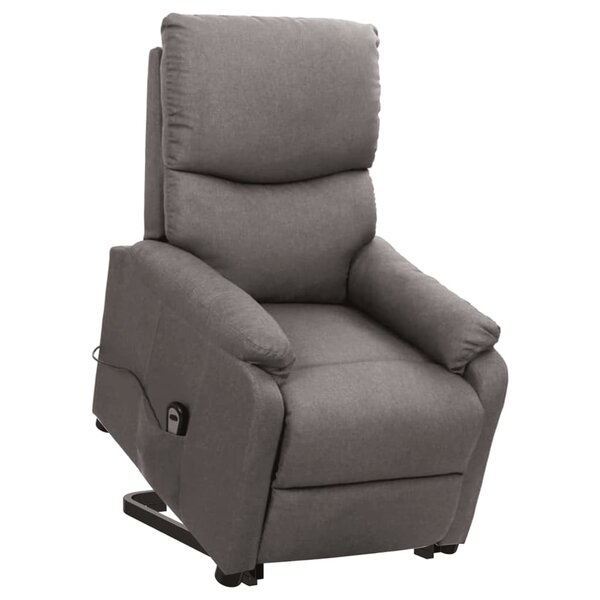 vidaXL Fauteuil Gris clair Tissu