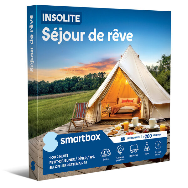 SMARTBOX - Coffret Cadeau Insolite - Séjour de rêve -  Séjour