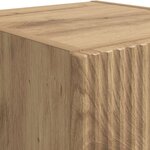 vidaXL Meuble TV mural Chêne artisan 30 x 31 x 60 cm Bois d'ingénierie