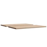 vidaXL Dessus de table 2 Pièces 90x45x1 7cm rectangulaire bois pin massif