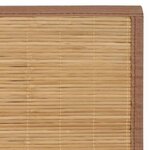 vidaXL Tapis en bambou 100x160 cm Marron