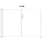 vidaXL Store latéral rétractable 600 x 160 cm Polyester Rectangulaire