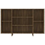 vidaXL Buffet chêne marron 120x30x75 cm bois d'ingénierie