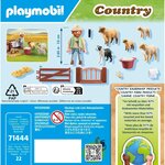PLAYMOBIL 71444 - Berger avec moutons - Country