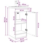 vidaXL Meuble de salle de bain avec évier Blanc brillant