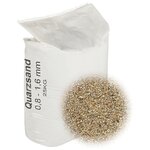 vidaXL Sable filtrant 25 kg 0 8-1 6 mm