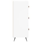 vidaXL Buffet blanc 34 5x34x90 cm bois d'ingénierie