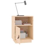 vidaXL Table de chevet 40x34x55 cm Bois de pin solide