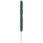 Cabeça de cama vidaXL Bouton Rembourré Vert Foncé 140 cm Velours