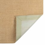 vidaXL Tapis Sisal naturel 100x100 cm