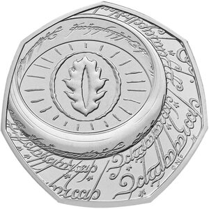 Monnaie ONE RING Lord of the Rings Metal 50 Pence United Kingdom 2026 (PRÉCOMMANDE)