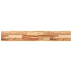 vidaXL Étagères flottantes 2 Pièces 140x20x4 cm acacia massif à l'huile