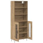 vidaXL Haut Armoire Chêne artisanal 69 5 x 34 x 180 cm
