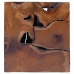 vidaXL Tabourets/Table basse teck massif