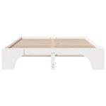 vidaXL Lit blanc 160x200 cm en pin massif
