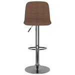 vidaXL Tabourets de bar lot de 2 marron tissu