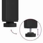 vidaXL table Gris Sonoma 100 x 40 x 100 5 cm