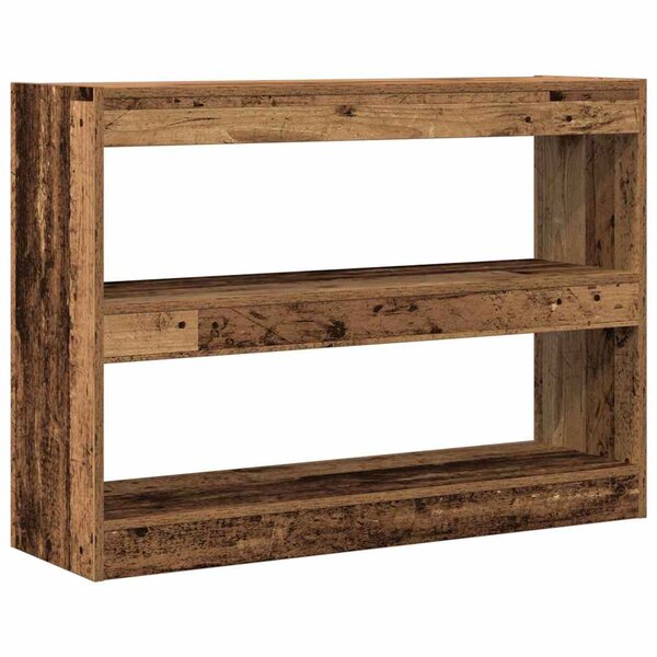 vidaXL Bibliothèque Bois ancien 100 x 30 x 72 cm Bois d'ingénierie