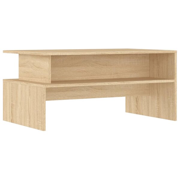 vidaXL Table basse chêne sonoma 90x55x42 5 cm bois d'ingénierie