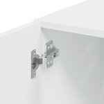 vidaXL Armoire murale blanc 50x42 5x40 cm bois d'ingénierie