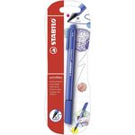 Blister de 1 stylo-feutre stabilo pointmax - bleu stabilo