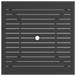 vidaXL Table de jardin Anthracite 81 5x81 5x72 cm Acier