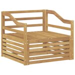 vidaXL Canapé d’extérieur Blanc