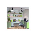 Classeur A4 4 anneaux 30mm Iderama vert anis EXACOMPTA