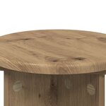 vidaXL Support de Plante 2 pièces Chêne artisanal Ø29 5 x 40 cm