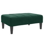 vidaXL Repose-pied vert foncé 77x55x31 cm velours