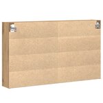 vidaXL Vitrine Artisan Chêne 100x15x58 cm Bois d'ingénierie