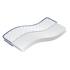 vidaXL Matelas en mousse à mémoire de forme blanc 90x190x17 cm doux
