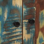 vidaXL Buffet haut et tiroir 60x33x100 cm bois massif récupération/fer