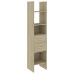 vidaXL Bibliothèque Chêne sonoma 40x35x180 cm Bois d’ingénierie