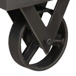 vidaXL Table console 90x35x74 cm Bois de récupération massif