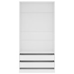 vidaXL Garde-robe Blanc 100x50x200 cm Bois d'ingénierie