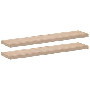 vidaXL Étagères flottantes 2 Pièces 110x23 5x4 cm bois d'ingénierie