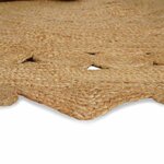 vidaXL Tapis Beige 122 x 183 cm Jute
