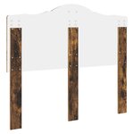 vidaXL Tête de lit Chêne fumé 135 cm Bois d'ingénierie