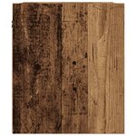 vidaXL Tables de chevet murales 2 Pièces vieux bois 38x34x40 cm