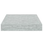 vidaXL Étagère murale flottante gris béton 23x23 5x3 8 cm MDF