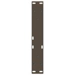 vidaXL Pieds de table basse en forme de V  2 pièces  acier naturel  28 x (42-43 3) cm