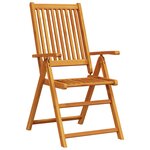 vidaXL Ensemble de salle à manger pour jardin 7 Pièces Marron