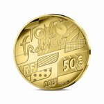 Tour de France 2025 – Carte étape - Monnaie de 50€ 1/4 Oz or