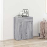 vidaXL Buffet Sonoma gris 60x30x75 cm Bois d'ingénierie