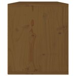 vidaXL Armoire murale Marron miel 60x30x35 cm Bois de pin massif